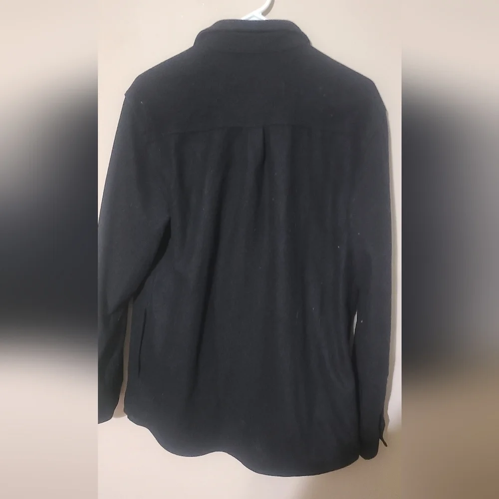 Dakota Grizzly Men's Classic Black Shirt Jacket Size L